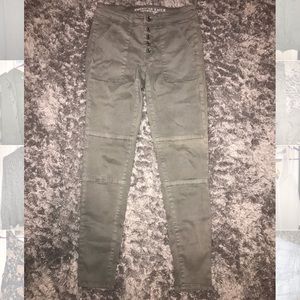 Army green pants